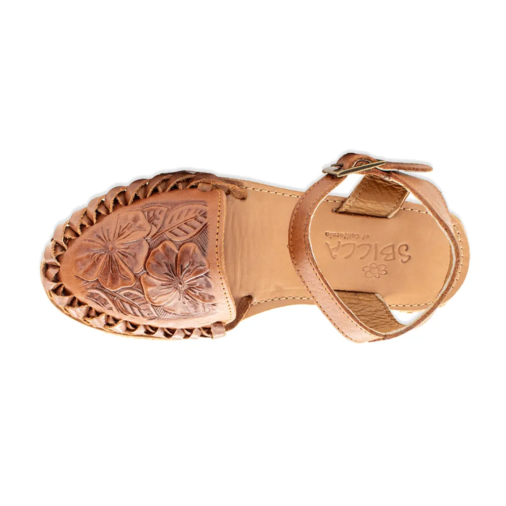 Acapulco Huarache Ankle Strap Sandals