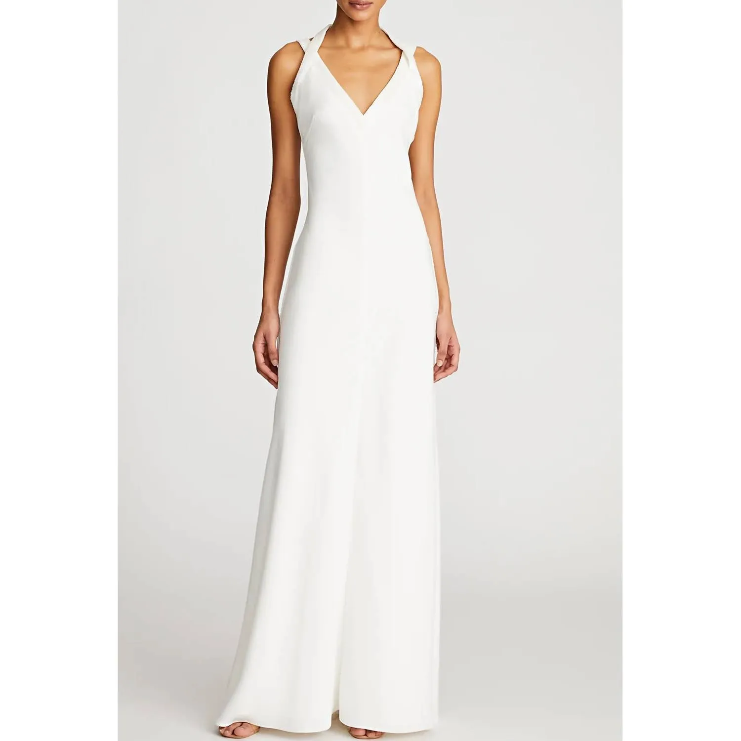 Allison Beaded Neckline Gown