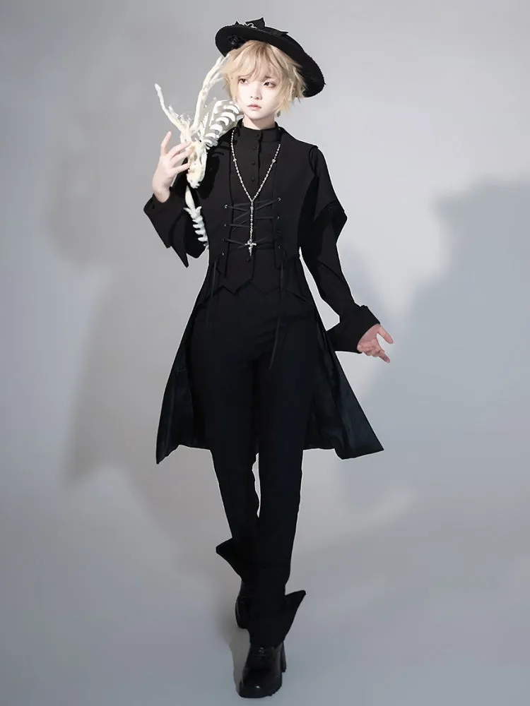 Black Bowknot Flat Hat