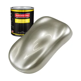 Galaxy Silver Metallic Acrylic Enamel Auto Paint - Quart Paint Color Only - Professional Single Stage Automotive Car Truck Equipment Coating, 2.8 VOC