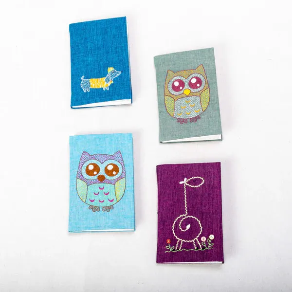 Journal - Embroidered - Owl
