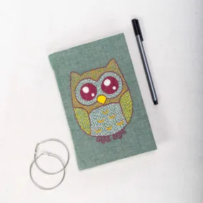 Journal - Embroidered - Owl