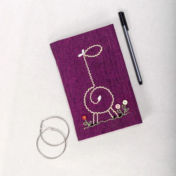 Journal - Embroidered - Owl