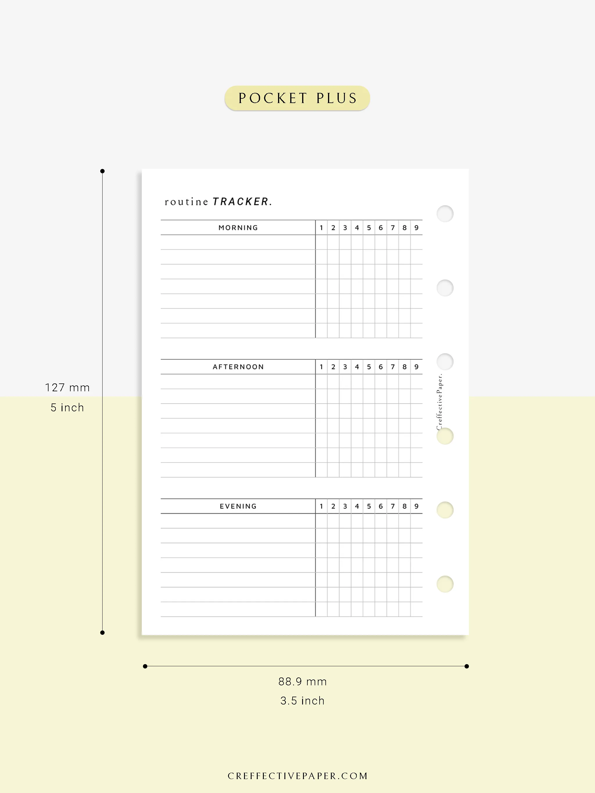 T129 | Monthly Routine Tracker