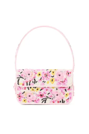Tommy Beaded Bag Floral Tapestry