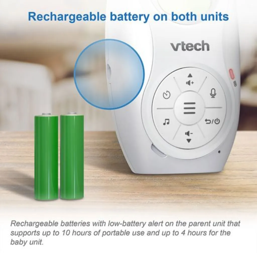 VTECH DM1214 DUAL BATTERY AUDIO MONITOR
